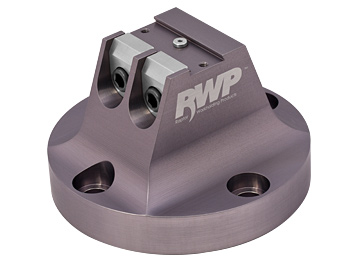 Aluminum 0.75" Dovetail FixtureBase: 4 holes & 4" dia. bolt circle