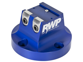 Aluminum 1.5" Dovetail FixtureBase: 4 holes & 4" dia. bolt circle